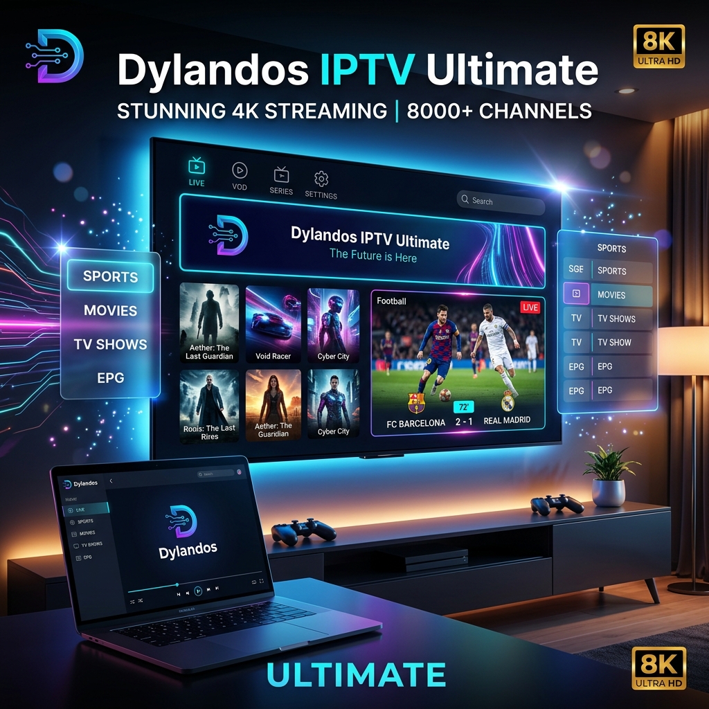 Dylandos IPTV Ultimate Dashboard Showcase