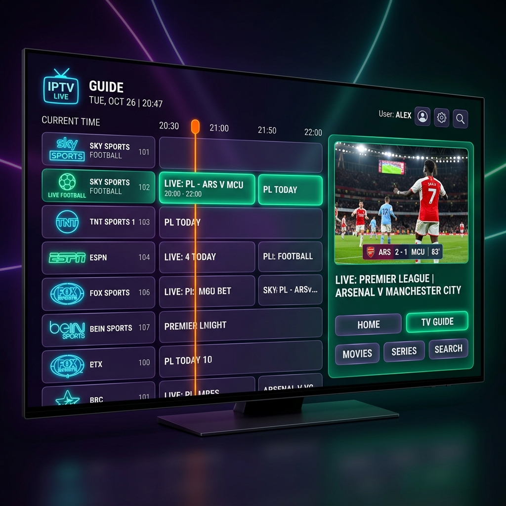 Live TV & EPG Guide